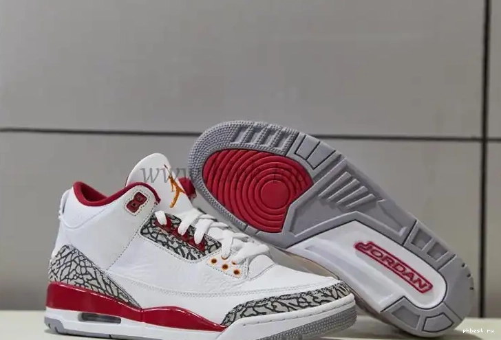 3 ship Pk materials retro air ready retail Red God jordan to Cardinal 0514